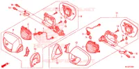 KNIPPERLICHT/SPIEGEL voor Honda F6B 1800 BAGGER 2013