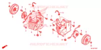 VENTILATOR AFDEKKING/DEKBAND voor Honda F6B 1800 BAGGER 2013