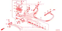 VOORREM HOOFDCILINDER voor Honda F6B 1800 BAGGER 2013