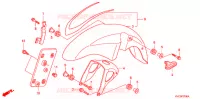 VOORSPATBORD voor Honda STORM 125 FRONT BRAKE DRUM 2008