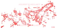 FRAME CHASSIS voor Honda CB 125 E 2013