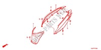 KONTPANEEL MIDDEN (NSC50/MPD/WH) voor Honda VISION 50 2014