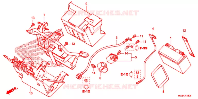 GEREEDSCHAP/ACCUVAK Honda MOTO 700 INTEGRA 2013  NC700DD