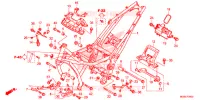 FRAME CHASSIS voor Honda NC 700 ABS 2013