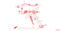 HOOFD STANDAARD/REMPEDAAL voor Honda NC 700 ABS 2013