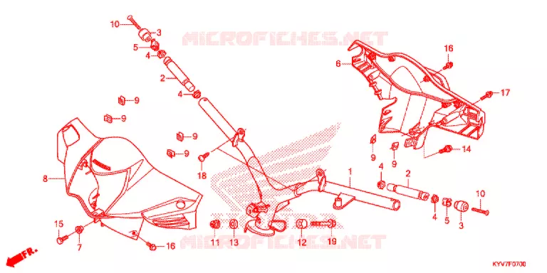 HENDEL PIJP Honda MOTO 100 other-models 2014  NF1003WHE