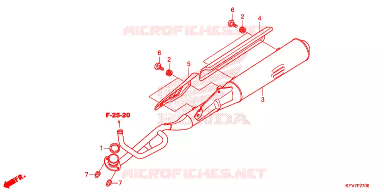 UITLAATDEMPER(2) Honda MOTO 100 other-models 2014  NF1003WHE