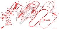 ENKELE ZITTING(2) voor Honda FORZA 300 2013