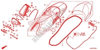 ENKELE ZITTING(2) voor Honda FORZA 300 ABS 2013