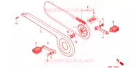 HOOFD STANDAARD/REMPEDAAL voor Honda RACOON 26LX PB301 2000