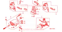 KOPLAMP/ COMBINATIESCHAKELAAR voor Honda RACOON 26LX PB301 2000