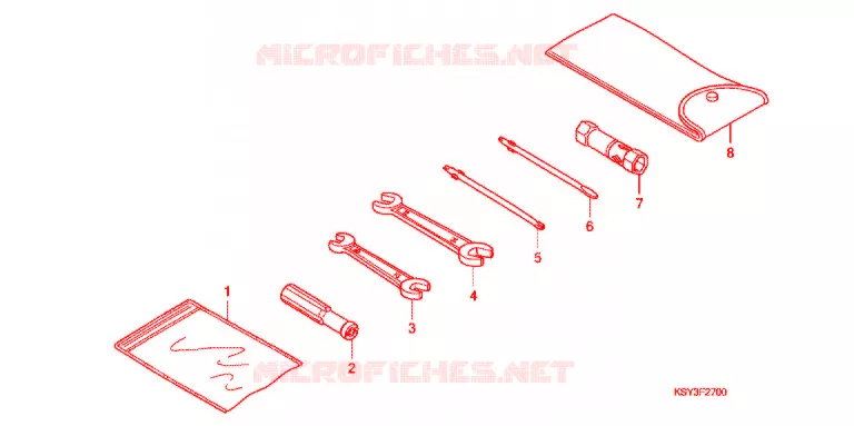 GEREEDSCHAP/ACCUVAK Honda SCOOTER 125 ELITE 2012  SC125SH9