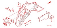 ACHTER STROOMLIJNKAP voor Honda SCR 110 2012