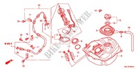 BENZINE TANK (SCR110C,D,E) voor Honda SCR 110 2012