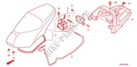 ENKELE ZITTING(2) voor Honda SCR 110 2012