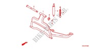 HOOFD STANDAARD/REMPEDAAL voor Honda SCR 110 2012