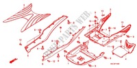 VLOER OPSTAP voor Honda SPACY 110 2012