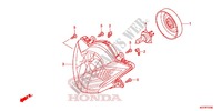 KOPLAMP voor Honda SH 125 ABS SPECIAL 2E 2013