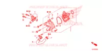 WATERPOMP voor Honda SH 125 ABS D SPECIAL 3F 2013