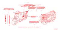 MERK voor Honda SH 125 ABS D SPECIAL 4E 2013