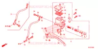ACHTER REM HOOFD CILINDER voor Honda SH 125 ABS D SPECIAL 5ED 2013