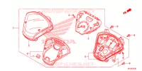 COMBINATIEMETER voor Honda SH 125 SPECIAL 2F 2013