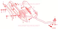 UITLAATDEMPER(2) voor Honda SH 125 SPECIAL 2F 2013