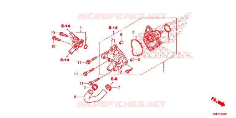 WATERPOMP Honda SCOOTER 125 SH 2013  SH125DD