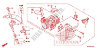 GASKLEP HUIS voor Honda SH 300 ABS 2013