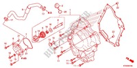 RECHTS KRUKAS AFDEKKING/WATERPOMP voor Honda SH 300 ABS 2013