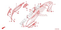 CHASSIS AFDEKKING/BAGAGEBOX/ BAGAGEDRAGER voor Honda SH 300 2013