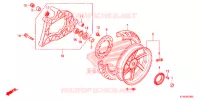 ACHTER WIEL/ZWAAI ARM voor Honda SH 300 2013