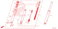 VOOR VORK voor Honda SH 300 2013