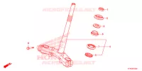 STURING STANG/BOVENSTE BRUG voor Honda SH 300 R SPECIAL 2F 2013