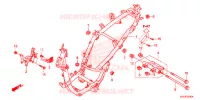 FRAME CHASSIS voor Honda SH 150 ABS SPECIAL 3F 2013