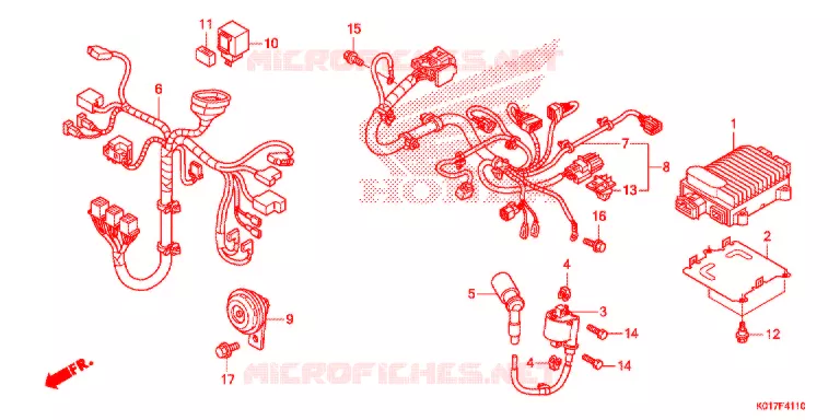 SUB BUNDEL/ONTSTEKINGSSPOEL Honda SCOOTER 150 SH 2013  SH150AD