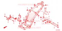 FRAME CHASSIS voor Honda SH 150 ABS D SPECIAL 3ED 2013