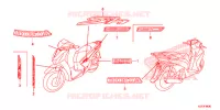 MERK voor Honda SH 150 D SPECIAL 2F 2013