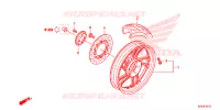 ACHTER WIEL voor Honda SH 150 D 2013