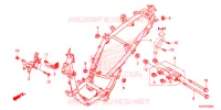 FRAME CHASSIS voor Honda SH 150 D 2013