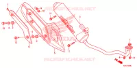 UITLAATDEMPER(2) voor Honda SH 150 D 2013