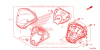 COMBINATIEMETER voor Honda SH 150 D 2013