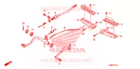 PEDAAL/OPSTAP voor Honda TRX 250 FOURTRAX RECON Electric Shift 2012