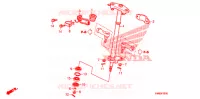 STURING AS voor Honda TRX 250 FOURTRAX RECON Electric Shift 2012
