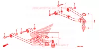 VOOR ARM voor Honda TRX 250 FOURTRAX RECON Electric Shift 2012