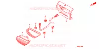 ACHTERLICHT(2) voor Honda TRX 250 FOURTRAX RECON Electric Shift 2012