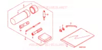 GEREEDSCHAP/ACCUVAK voor Honda TRX 250 FOURTRAX RECON Electric Shift 2012