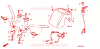 HENDEL PIJP voor Honda TRX 250 FOURTRAX RECON Electric Shift 2012