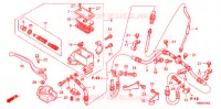 VOORREM HOOFDCILINDER voor Honda TRX 250 FOURTRAX RECON Electric Shift 2012