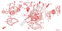 CILINDER/CILINDERKOP voor Honda FOURTRAX 420 RANCHER 4X4 Electric Shift CAMO 2011